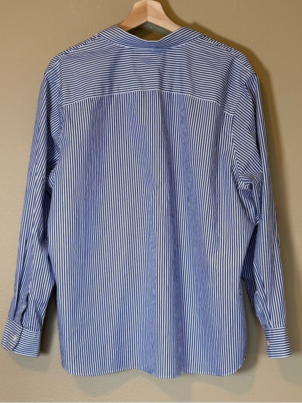 Ralph Lauren Blue & White Striped Button-Down Shirt - Picture 4 of 7